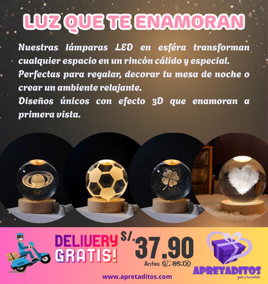 Más que una lámpara, una experiencia visual.